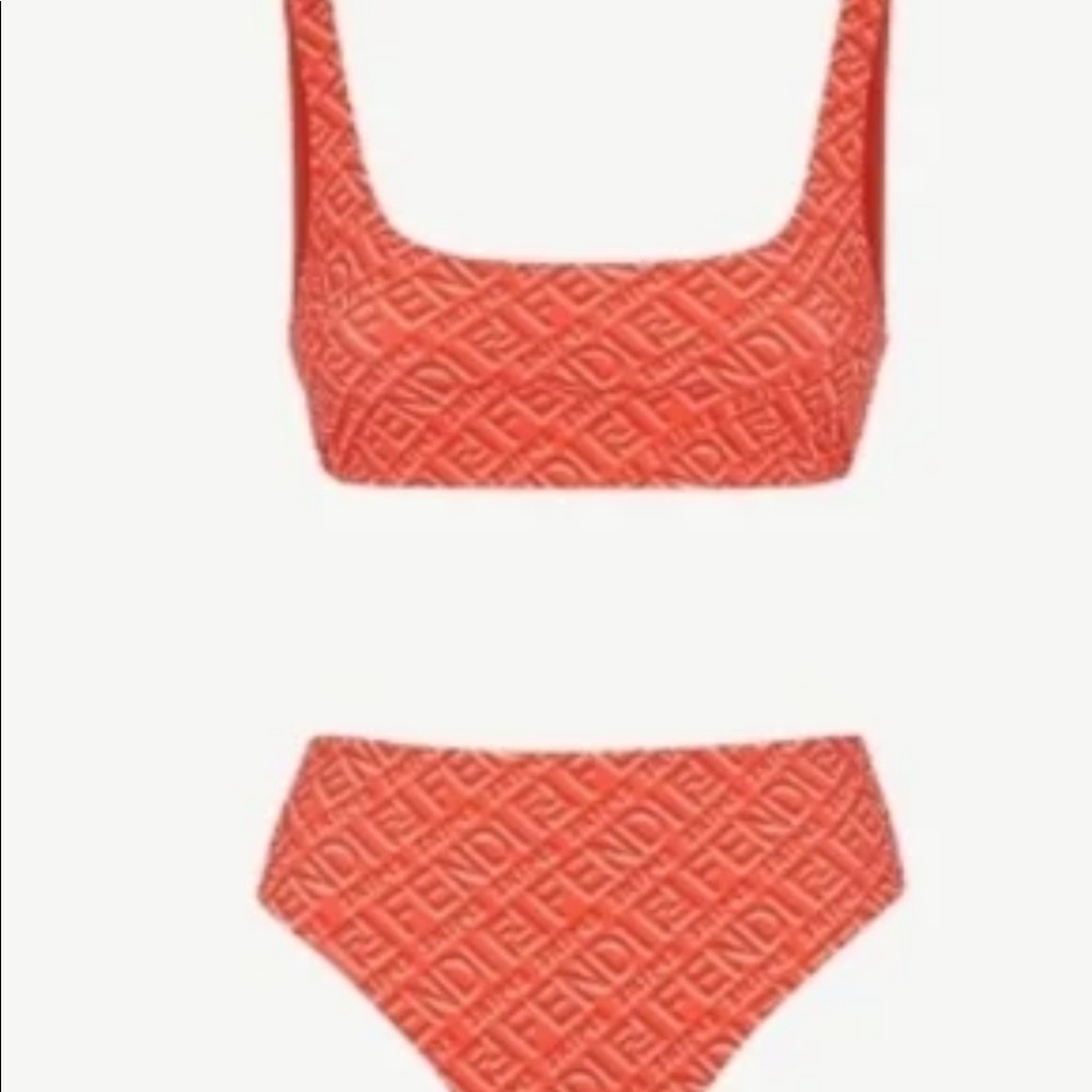 Skims 2 piece swimsuit (Orange)